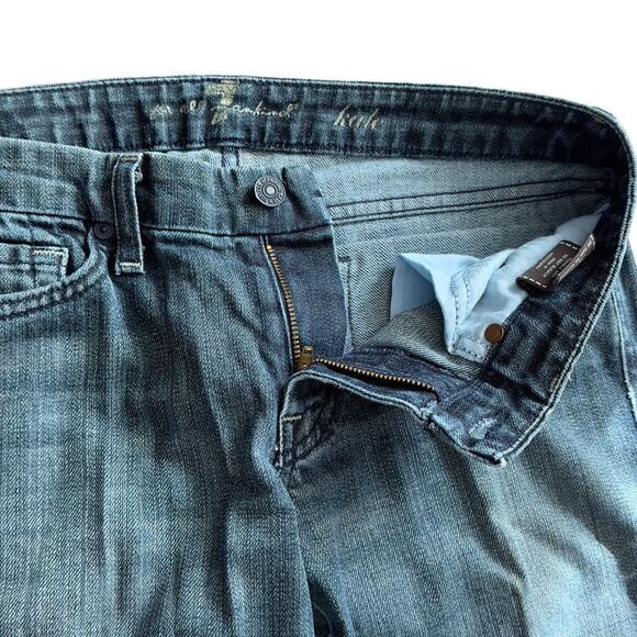 7 For All Mankind Hale Straight Cut Jeans Size 27 - Picture 8 of 15